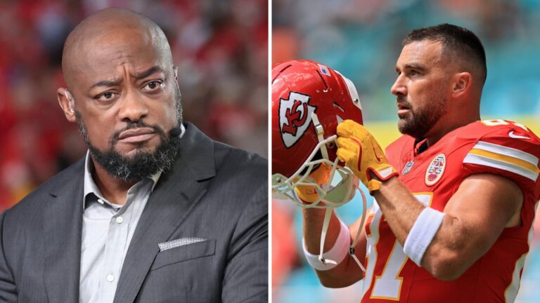 Mike Tomlin tells Travis Kelce why he can’t say NFL player’s name who ‘sends shivers down his spine’