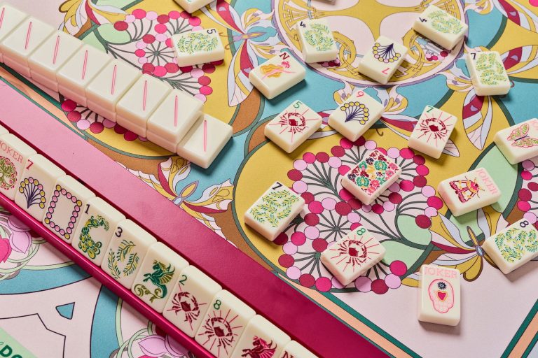Dallas-Based The Mahjong Line Teams Up With La DoubleJ on Maximalist Mahjong Tiles